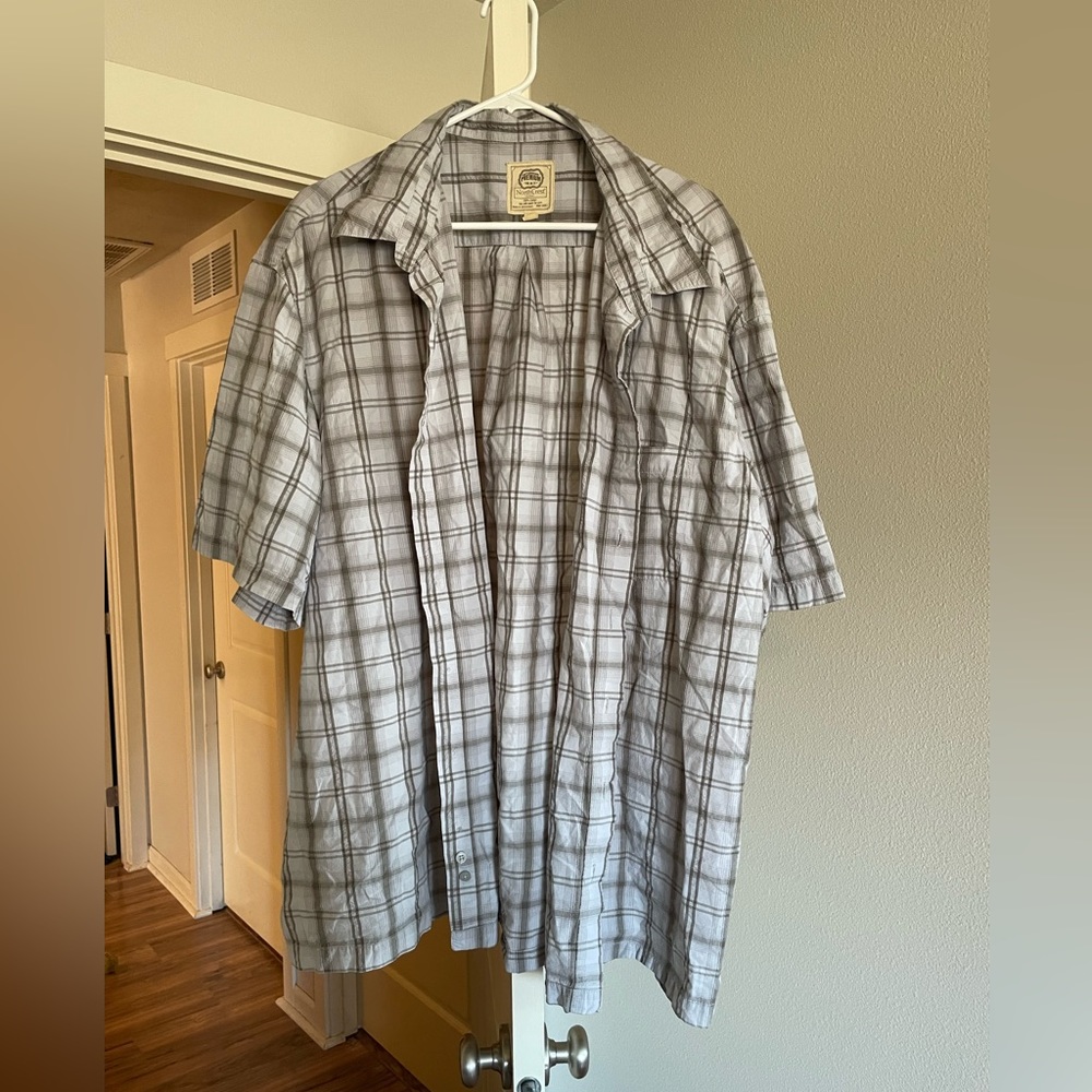 Men’s big and tall button up